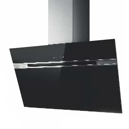 90cm Wall Mounted Black Cooker Hood 10/stripe90-c