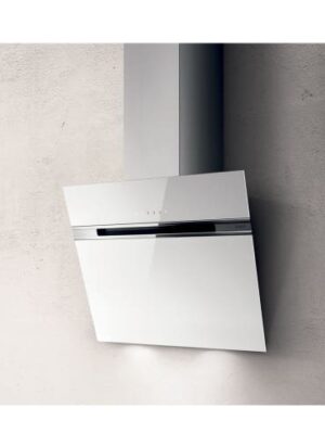 90cm Wall Mounted White Cooker Hood 10/stripe Wh