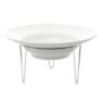 Accent - White - Large Round Bowl Stand 292 x 180mm (1)