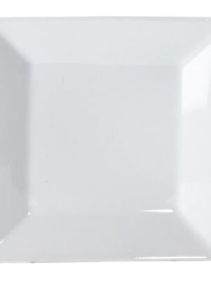 Accent - White - Square Plate 25cm (12) Ng4546-25