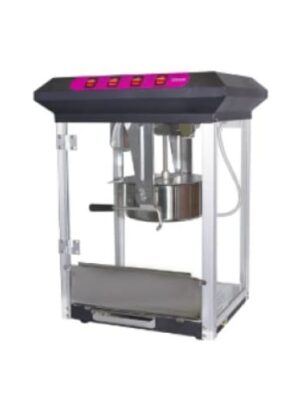 6oz Black Popcorn Machine Chromecater Pop-b
