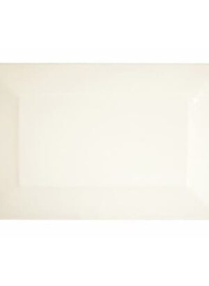 New Bone - White - Flat Rectangle Plate 31 x 20cm (12)