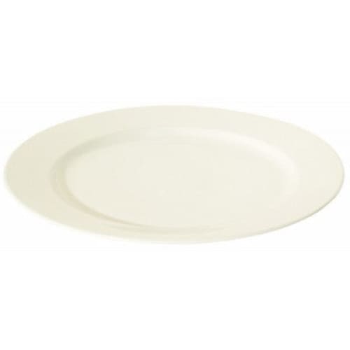 New Bone - White -round Rim Plate 17.5cm (24) Lacw1101018