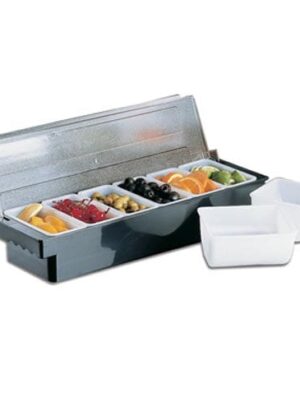Bar Caddy Deluxe - 6 Division (black) Bcd0006
