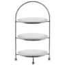 Tea Cake Stand 3 Tier - 18/10 S/steel L256 x W256 H421mm