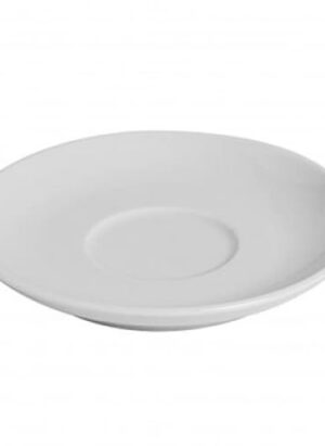 Cappuccino Saucer White 14cm (12) Gs-r816s-w