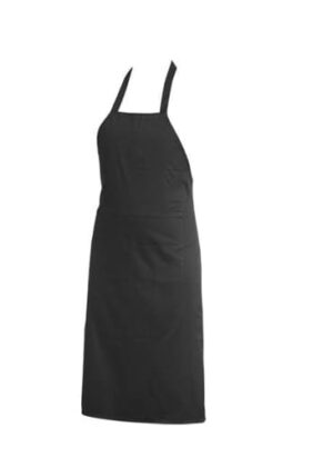 Chefs Uniform Full Bib Black Apron Chef E-quip Uni4018