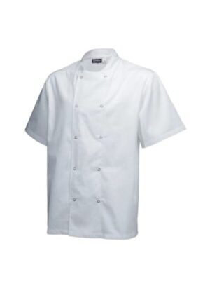 Chefs Uniform Jacket Laundry Coat Short - Large Chef E-quip