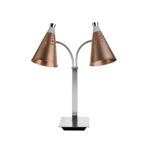 T-collection Heating Lamp Stand Gooseneck 2-light Bronze