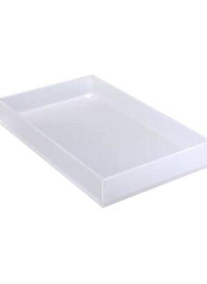 T-collection Ice White Lucite Tray Tlt0530