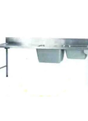 Combination Sink 2300mm Mild Steel Legs Right Sdsn1030o7