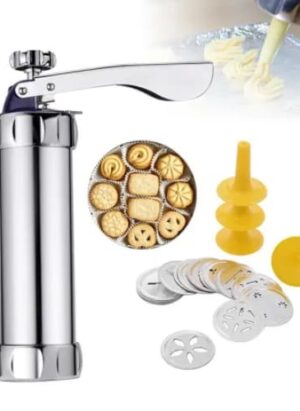 Cookie Maker-cookie Press Gun Kit Stainless Steel Biscuit