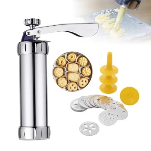 Cookie Maker-cookie Press Gun Kit Stainless Steel Biscuit