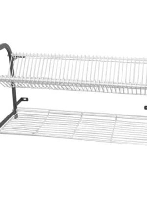 Crockery Rack Wall Mounted 1105mm 53 Large Plates + Cup