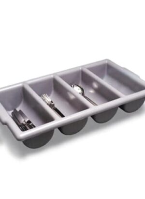 Cutlery Tray Grey 4 Division 500 x 300mm Cth0004