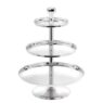 Display Stand S/steel - 3 Tier 266 x 220 167mm Dss0003