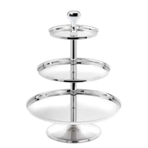 Display Stand S/steel - 3 Tier 266 x 220 167mm Dss0003