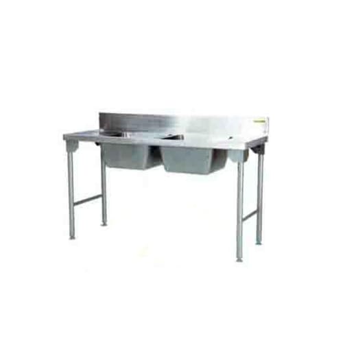 Double Bowl Sink 1600mm Mild Steel Legs Center Sdsn1010o7