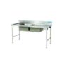 Double Bowl Sink 1800mm S/steel Legs Left Ezwh1011o7