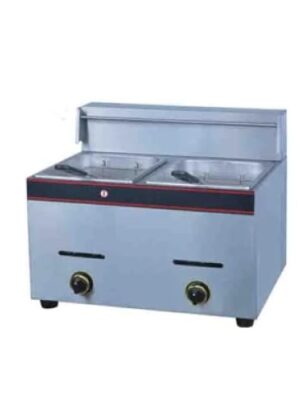6lt Double Pan Gas Fryer Fdg2x6