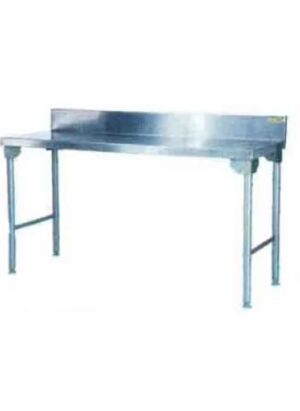 Econo Splash Back Table 1700mm Stainless Steel Legs