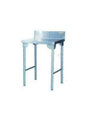 Econo Splash Back Table 650mm Stainless Steel Legs