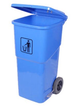 Foot Pedal Wheely Bin 120lt (blue) Ibp9120
