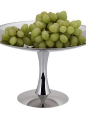 Fruit Stand S/steel - 1-tier 18/10 D325 x H200mm Fts0001