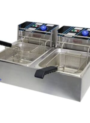 6lt Fryer Double Chromecater Df-82