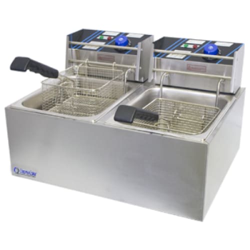 8lt Fryer Double Electric Chromecater Df-89