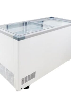 Glass Top Freezer 2 Door 520l Commercial Vl525