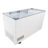 Glass Top Freezer 2 Door 520l Commercial Vl525