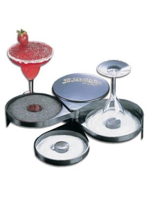 Glass Rimmer Combination - 3 Tier(black) Grc0003