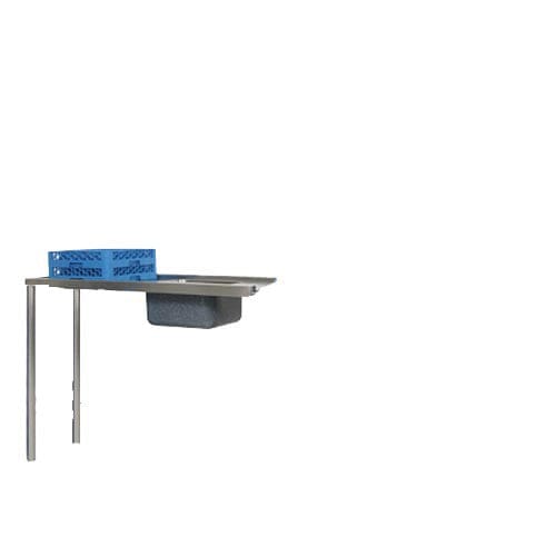 Inlet Table + Sink 1150mm Boxed Edge Incl Splashback Its1150