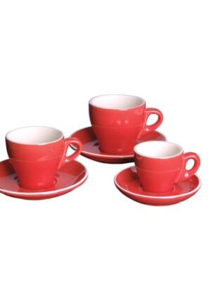 Italia - Red - Espresso Saucer - 12.5cm (12) Gs-r806s-r