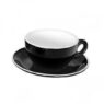 Italian - Black Cappuccino Saucer 14cm (12) Gs-r816s-b