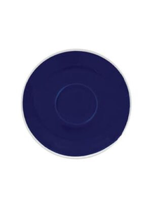 Italian - Blue Cappuccino Saucer 14.1cm (12) Gs-r809s-bl