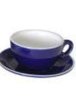 Italian - Blue Cappuccino Saucer 14cm (12) Gs-r816s-bl