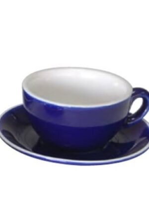Italian - Blue Open Cappuccino Cup 21cl (12) Gs-r815c-bl