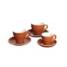 Italian - Brown Cappuccino Saucer 14.1cm (12) Gs-r809s-br