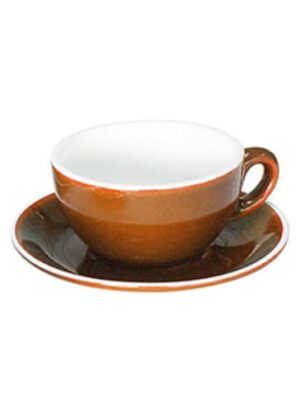 Italian - Brown Open Cappuccino Cup 21cl (12) Gs-r815c-br