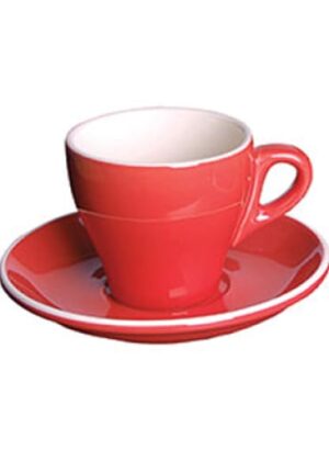 Italian - Red Cappuccino Cup 28cl (12) Gs-r812c-r