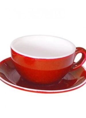 Italian - Red Open Cappuccino Cup 21cl (12) Gs-r815c-r