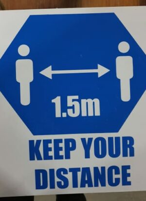 Keep Your Distance Sign
