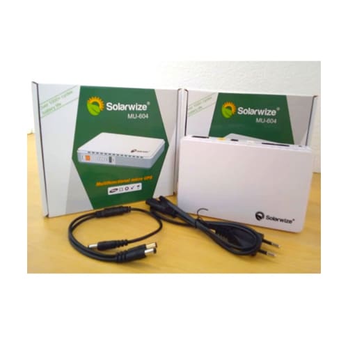 Micro Ups,9v,12v,15v Dc Output 4hr Wifi Backup Mu604