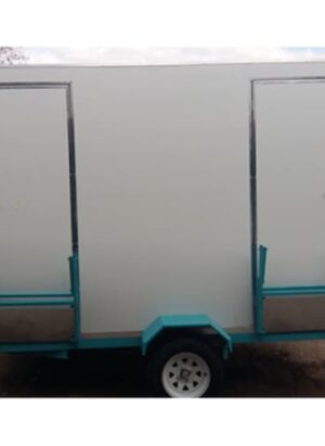 Mobile Double Vip Toilet Single Axle Braked Circulated J3