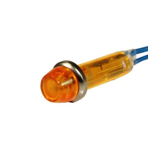 Neon Pilot Light Indicator Rnd/amber 65cha