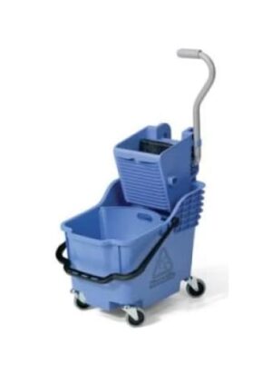 Numatic Plastic Bucket & Wringer Blue Dual Compartment