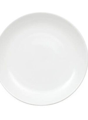 Olive - White - Round Coupe Plate 16cm (24) Laol1201116