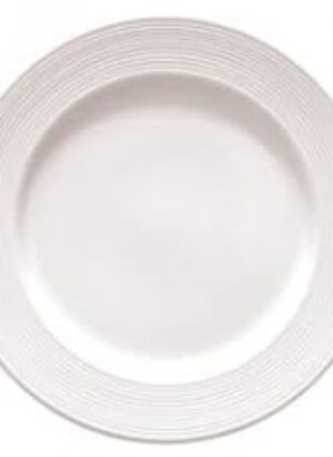Olive - White - Round Rim Plate 23cm (24) Laol1101023